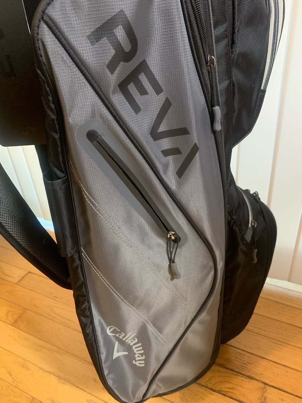 NEW Callaway Reva Cart Golf Bag BLACK AND GREY 14 Dividers - Picture 7 of 8